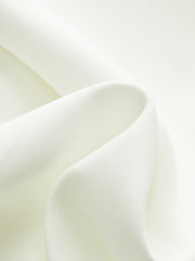 Golden Button Colorblock Midi Dress