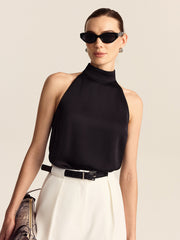 Satin Halter Top