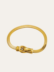 Golden Chain-Style Bracelet