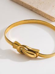 Golden Chain-Style Bracelet
