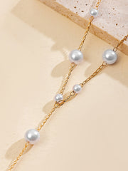 Pearl Drop Y-Necklace
