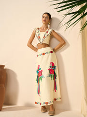 Boho Print Skirt Set