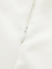 Sleeveless Peplum Top with Metal Buttons