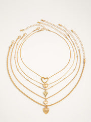 Layered Heart Necklaces