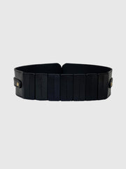 Wide Gold Buckle Belt
