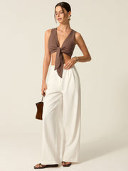 Tie-Front Crop Top