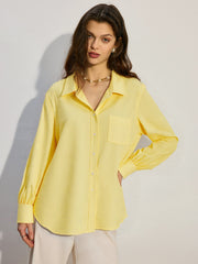 Pocketed Oversized Shirt