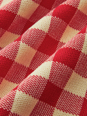 Gingham Print Pants Set