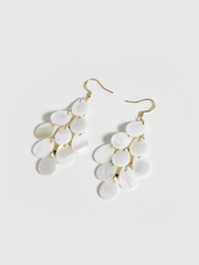 Shell Tassel Drop Earrings
