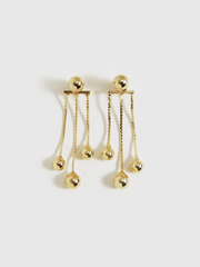 Golden Dangle Earrings