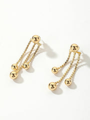 Golden Dangle Earrings