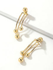 Golden Dangle Earrings