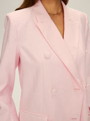 Double-Breasted Oversized Blazer