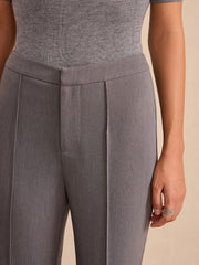 Mid-Waist Flared Pants