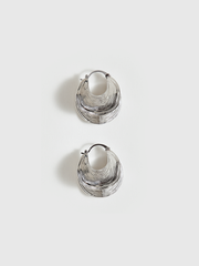 Textured Hoop Earrings