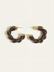 Twisted Hoop Earrings