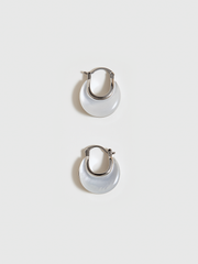 Mother of Pearl Hoop Earrings