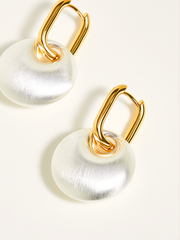 Matte Pearl Drop Earrings