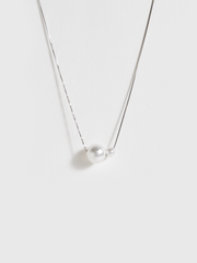 Dual Pearl Pendant Necklace