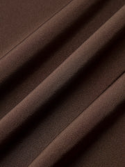 Satin Cowl Neck Midi Dress with Belt