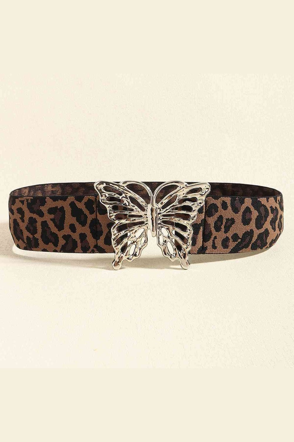 Butterfly Alloy Buckle Elastic Belt