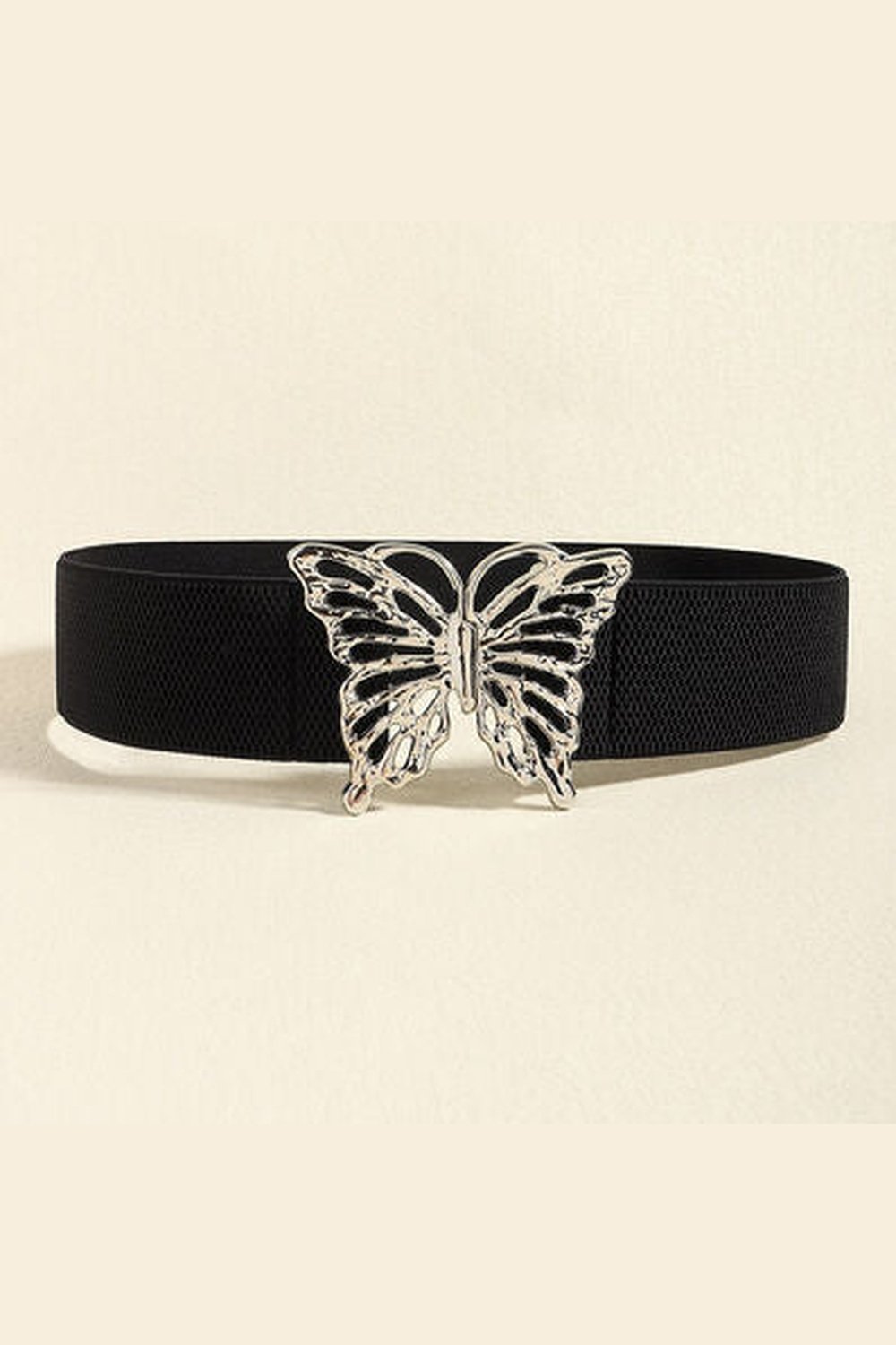 Butterfly Alloy Buckle Elastic Belt