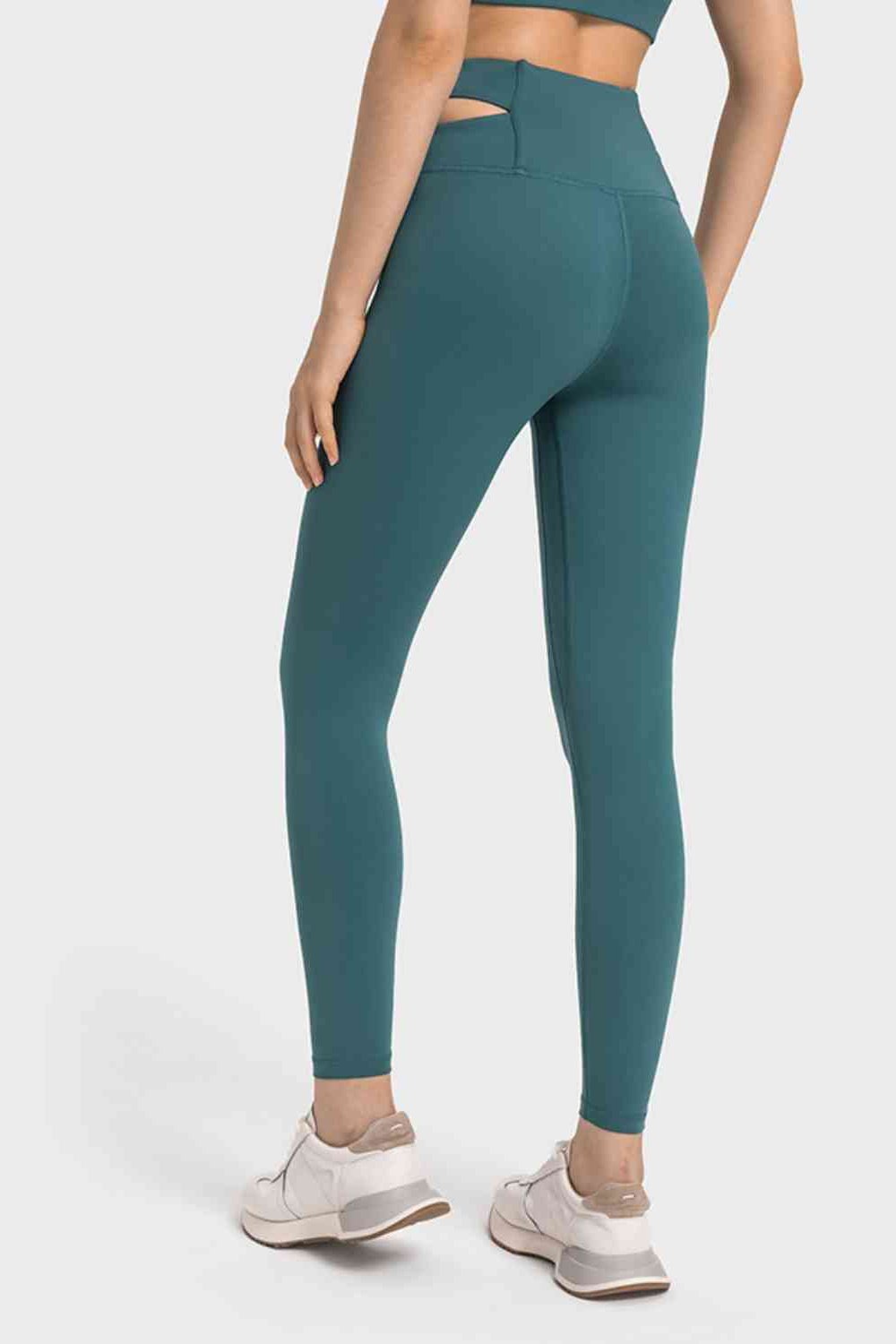 Crisscross Cutout Sports Leggings