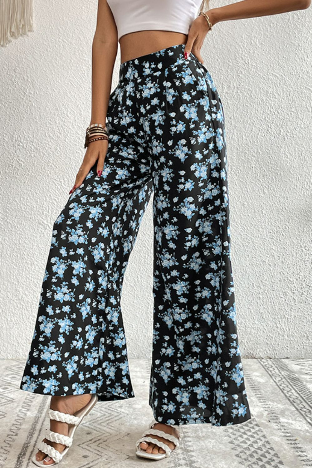 Floral Pocket Culottes