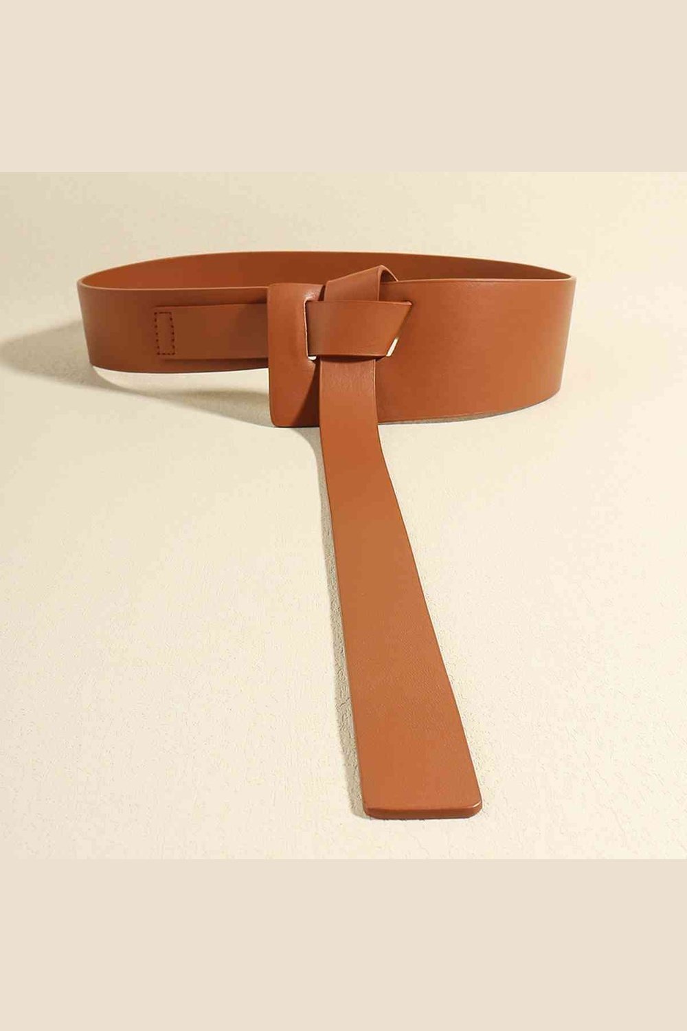 Knot Detail PU Belt