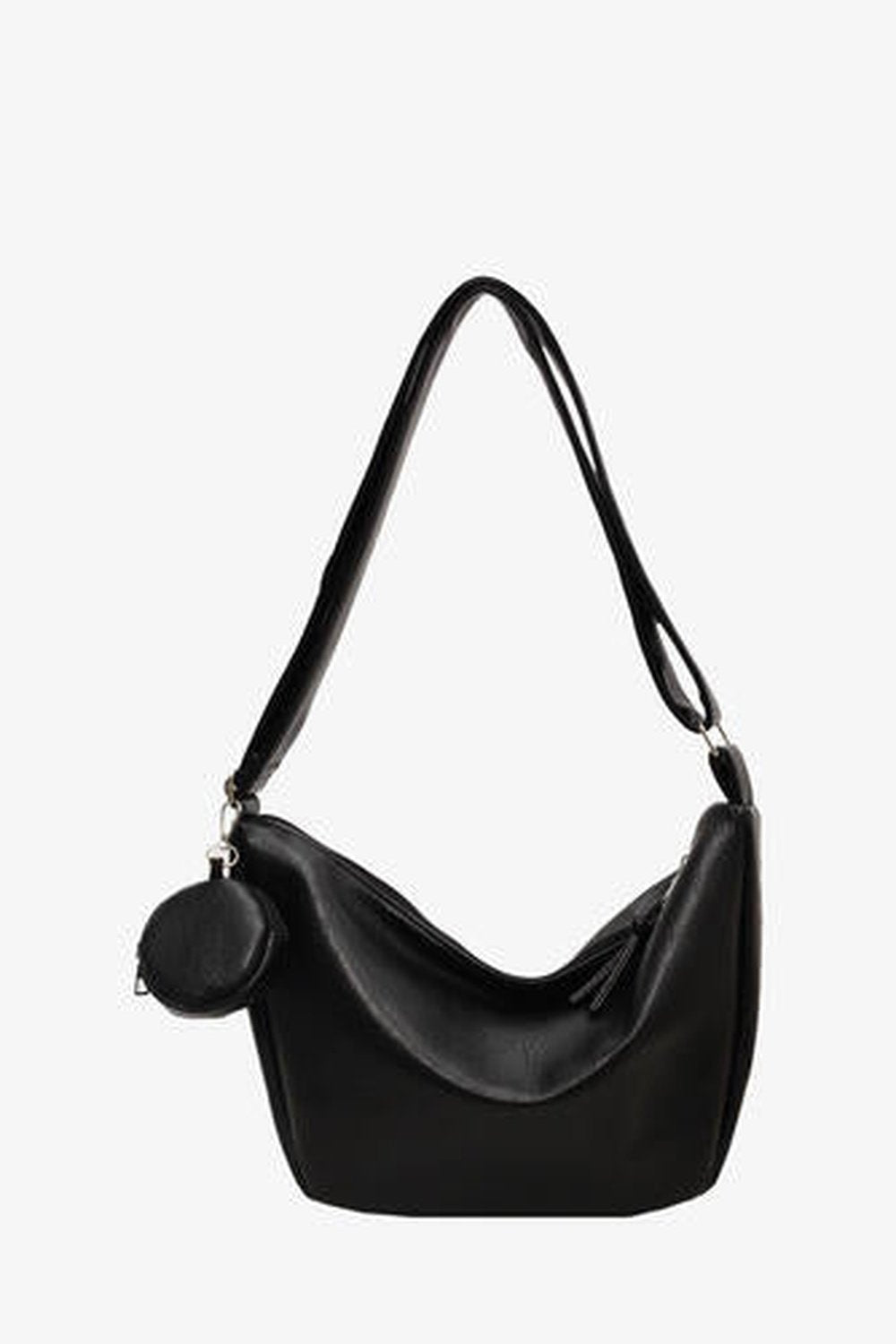 PU Leather Crossbody Bag with Small Purse