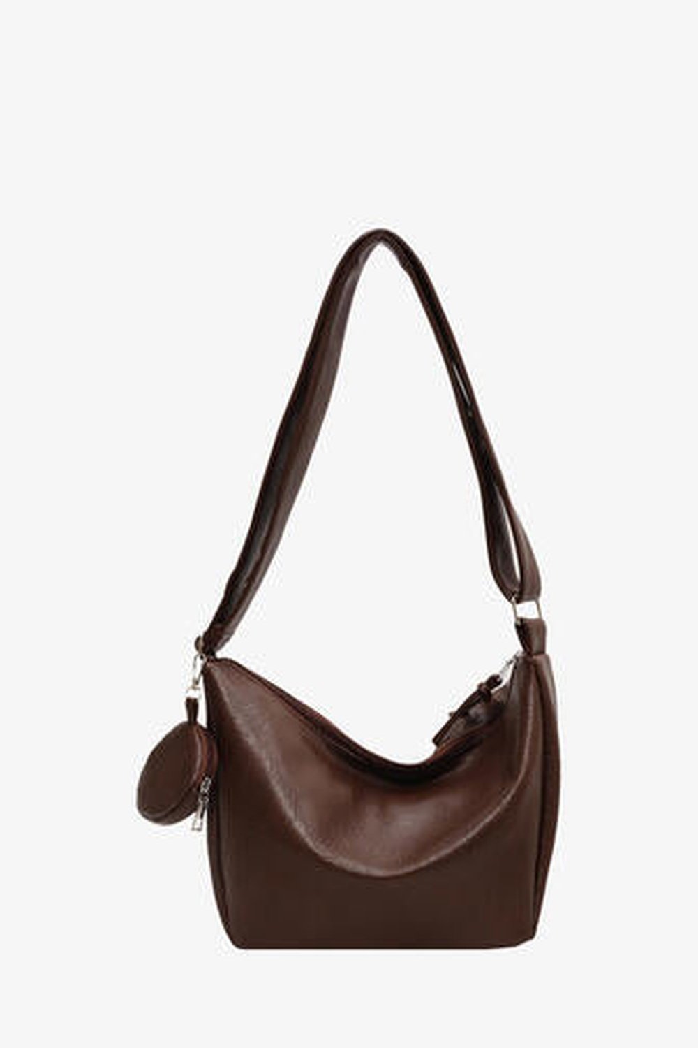 PU Leather Crossbody Bag with Small Purse