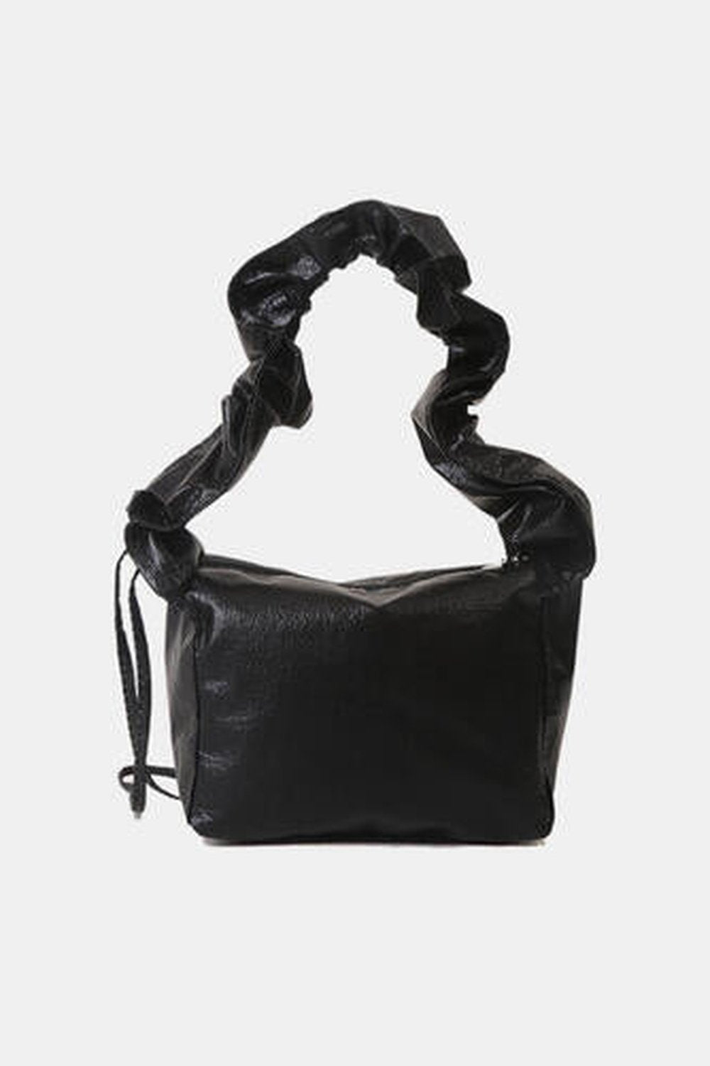 PU Leather Drawstring Shoulder Bag