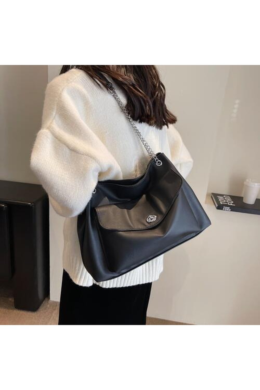 PU Leather Shoulder Bag