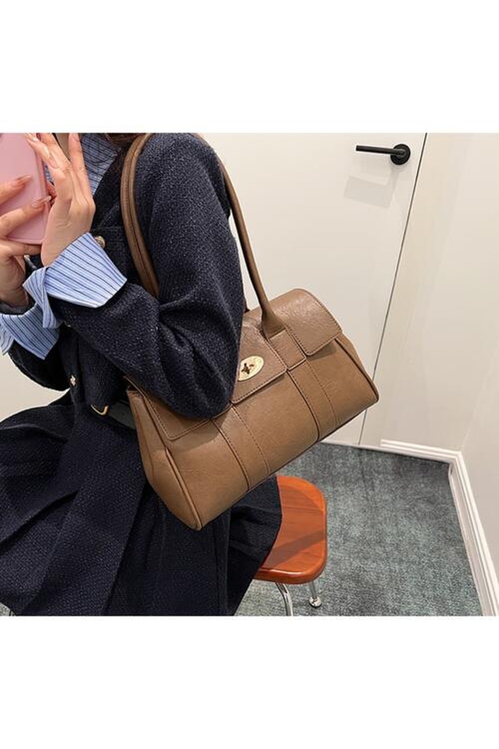 PU Leather Shoulder Bag