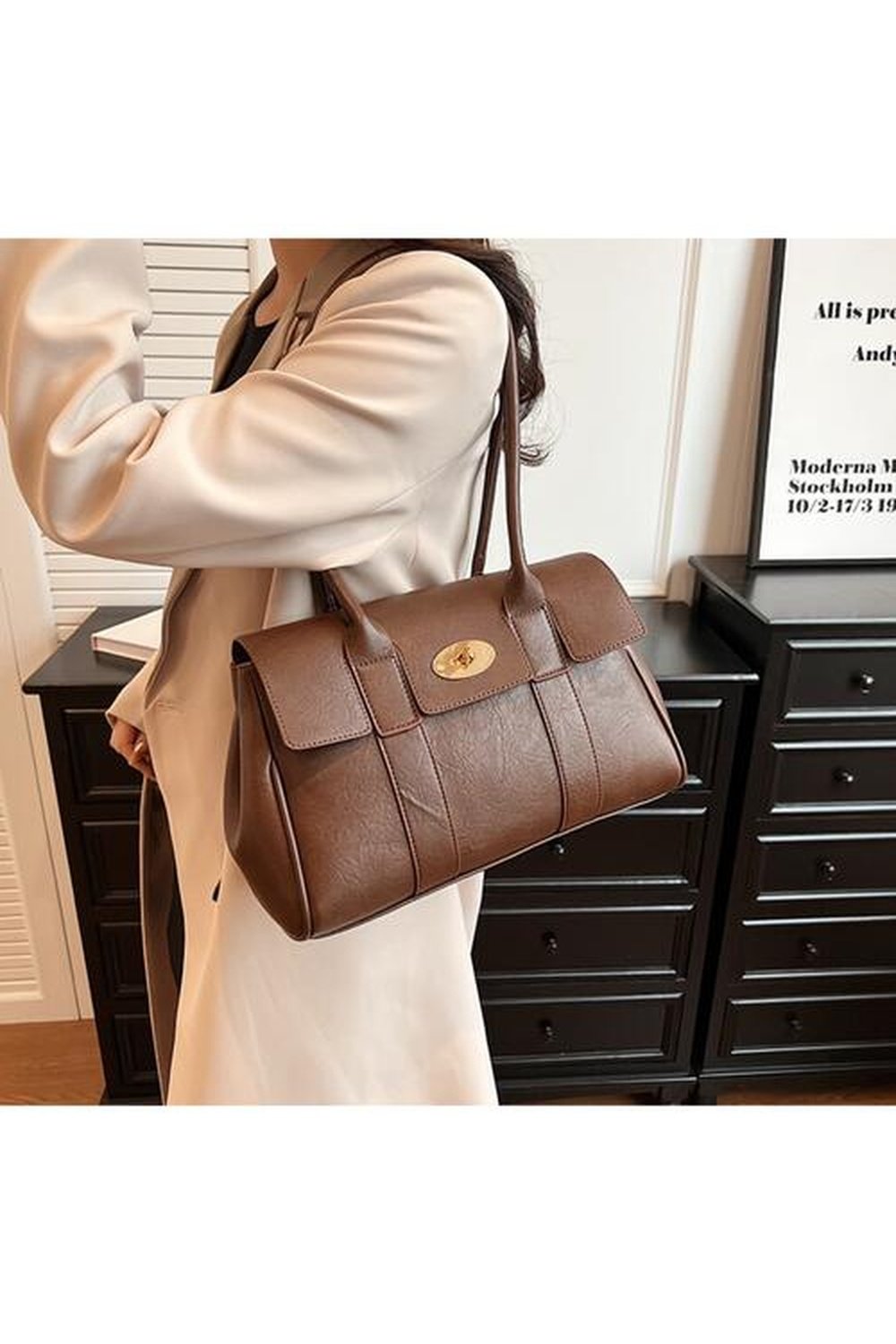 PU Leather Shoulder Bag