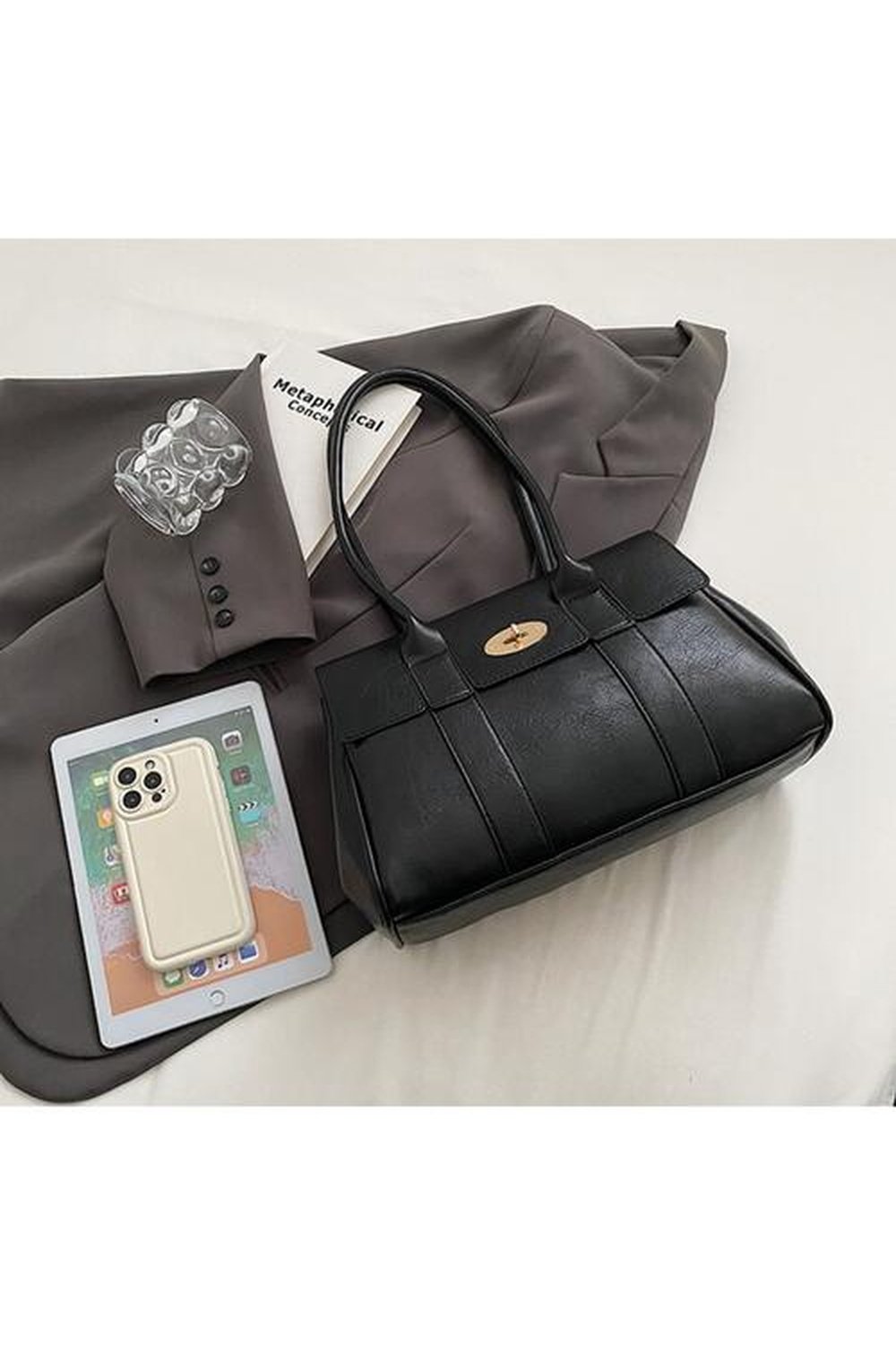 PU Leather Shoulder Bag