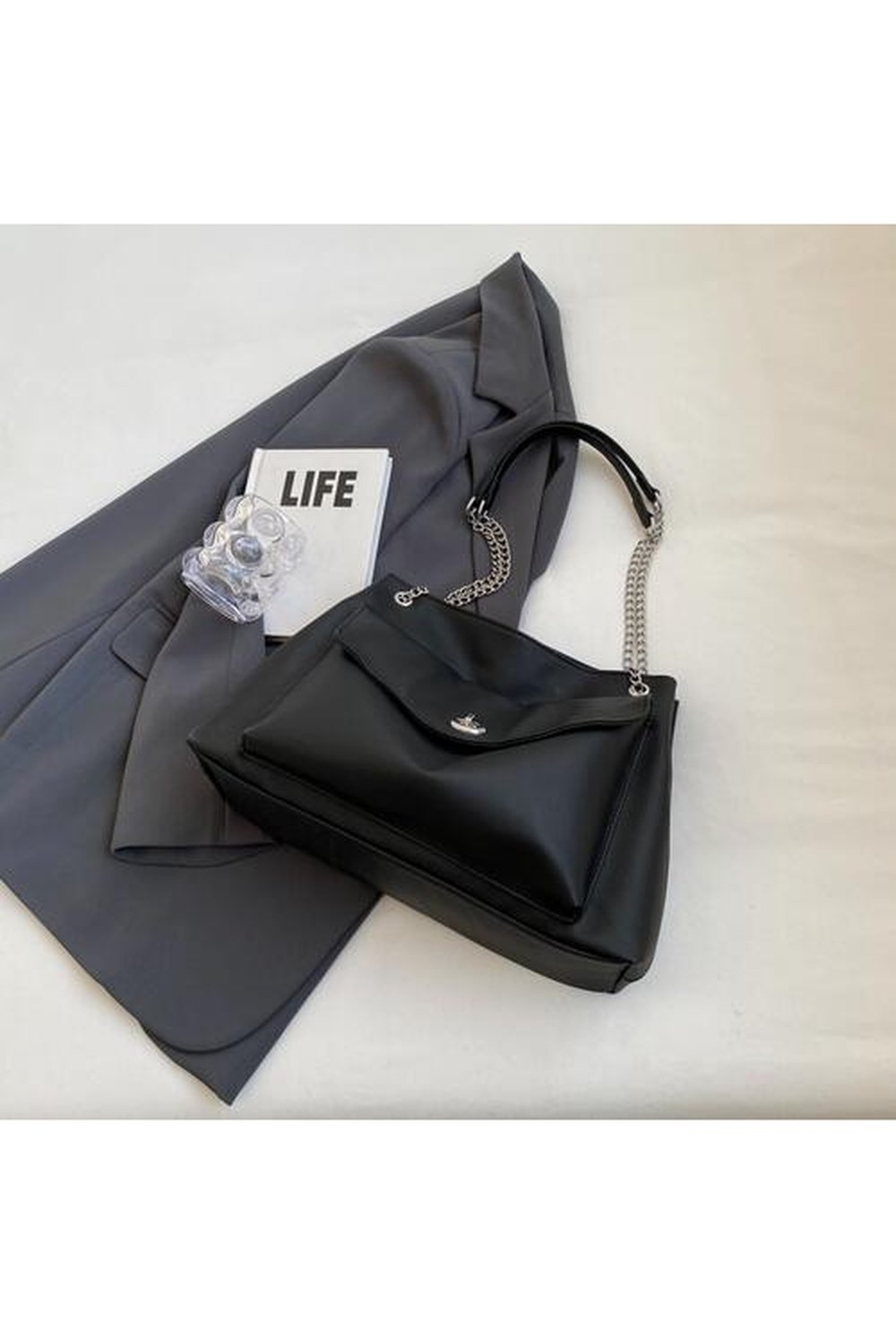 PU Leather Shoulder Bag