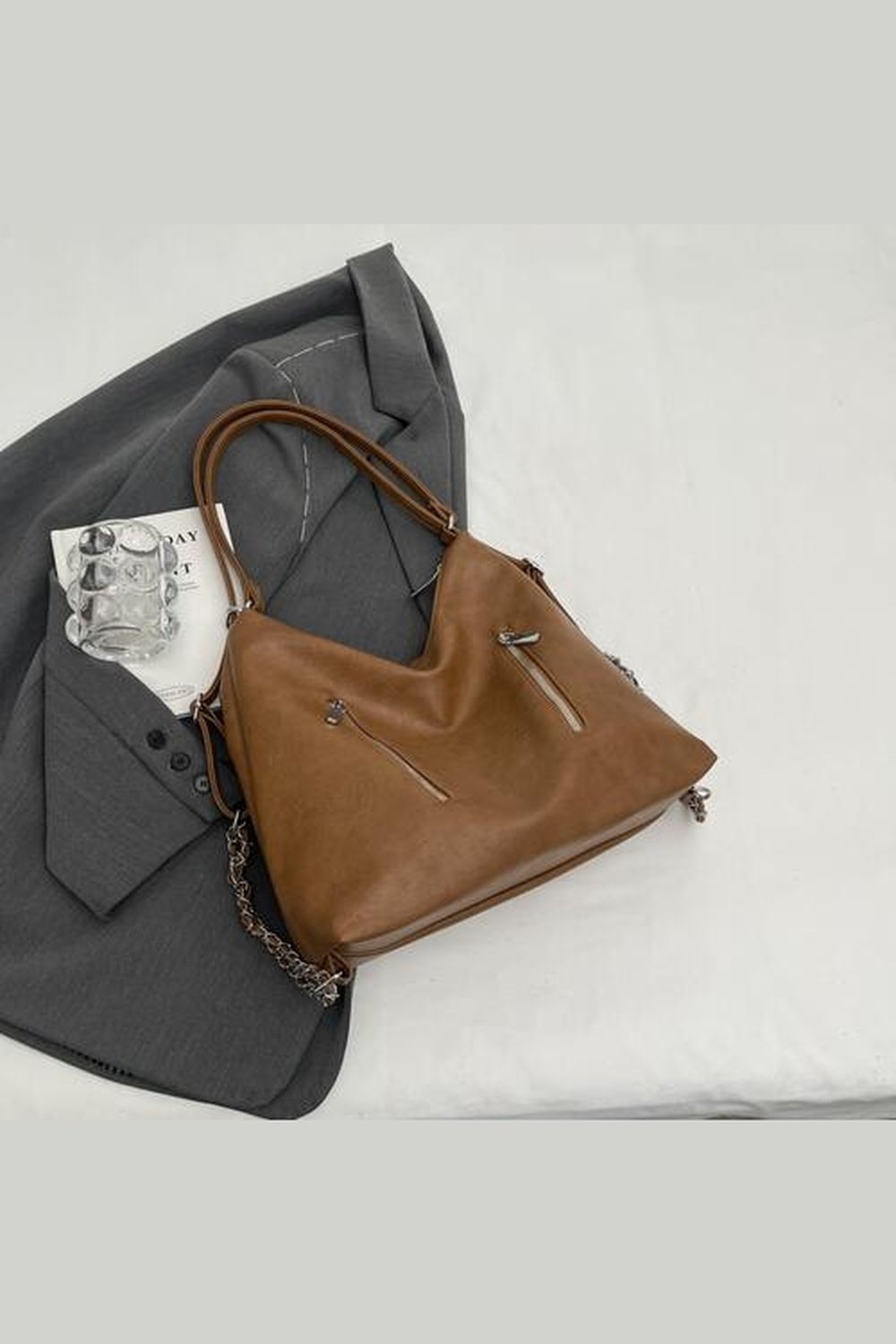 PU Leather Tote Bag