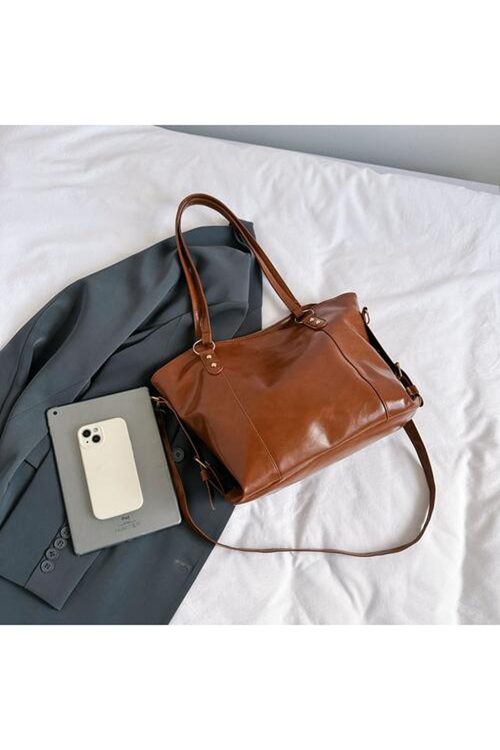 PU Leather Tote Bag