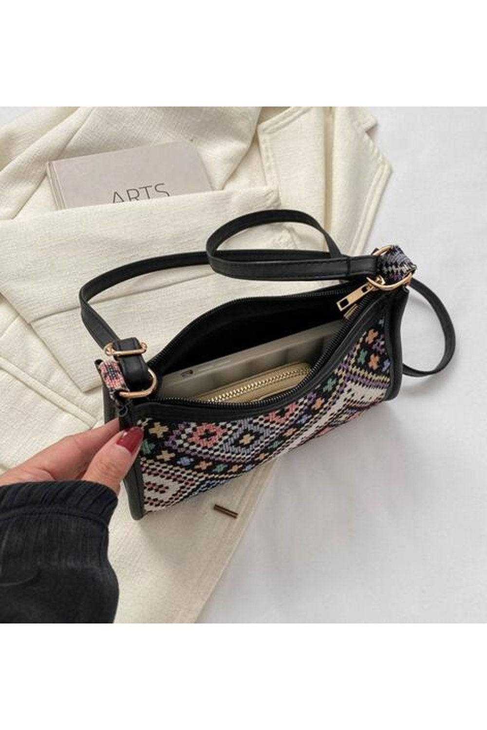 Printed Crossbody Bag