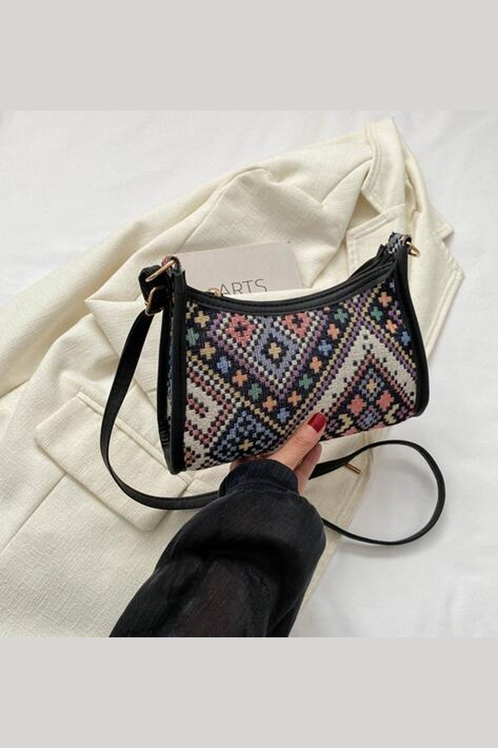 Printed Crossbody Bag