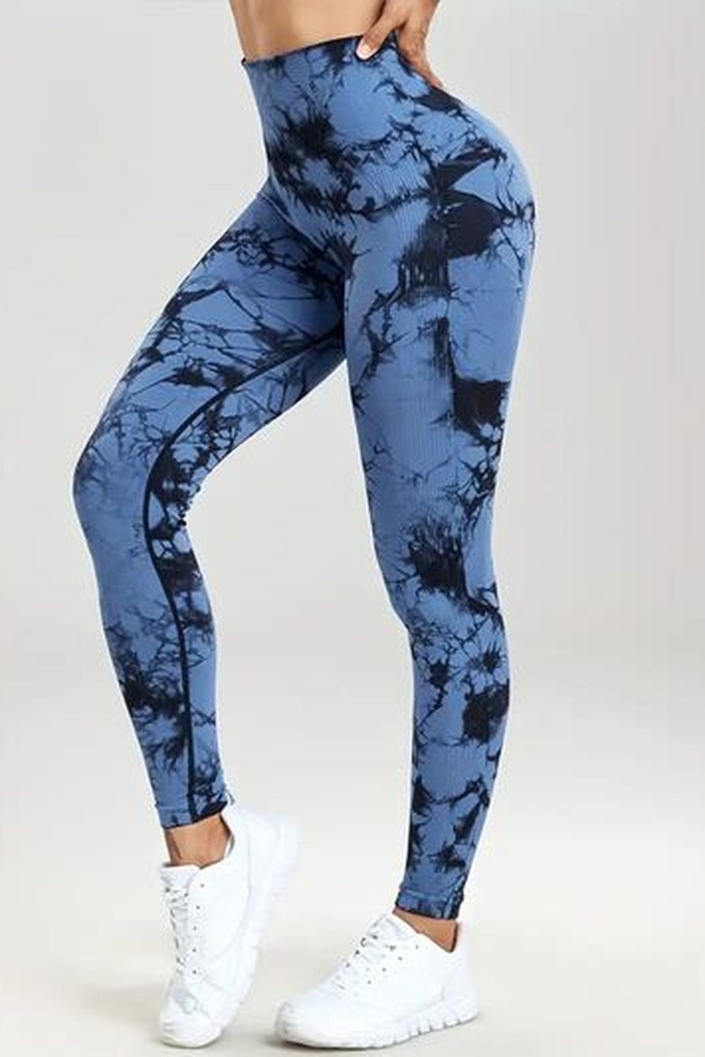 Printed High Waist Active Pants