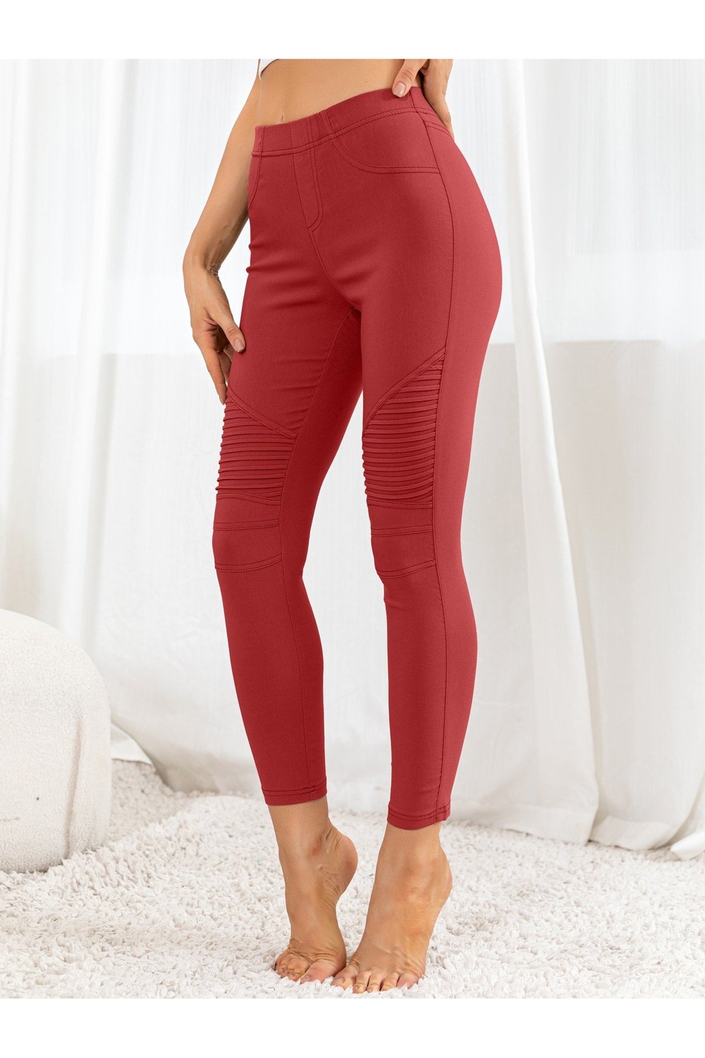 Ribbed Detail Leggings