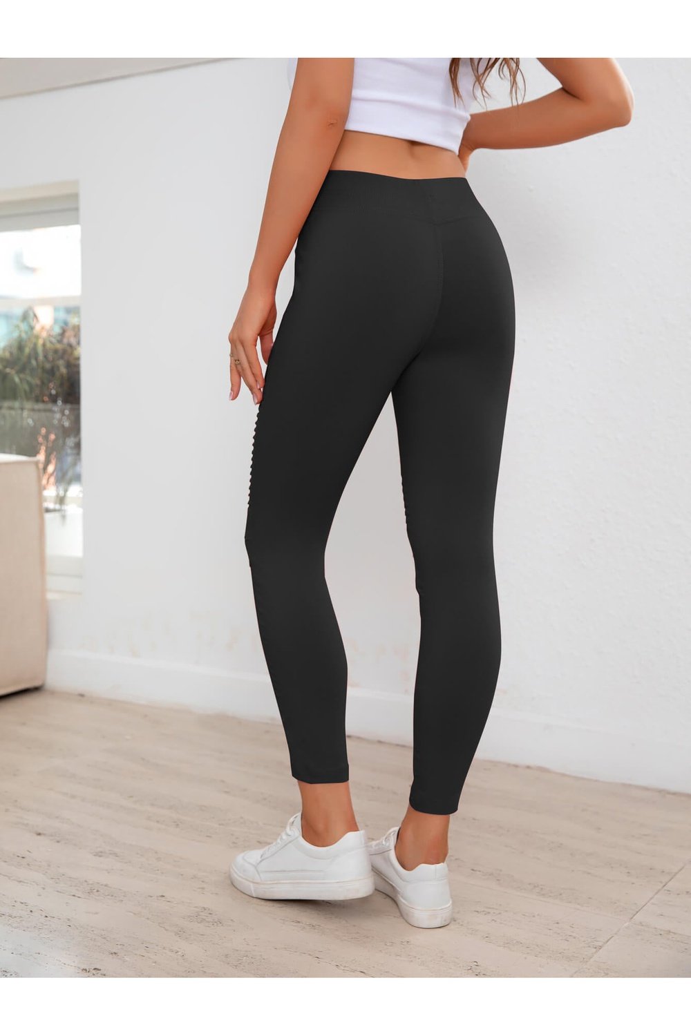 Ribbed Detail Leggings