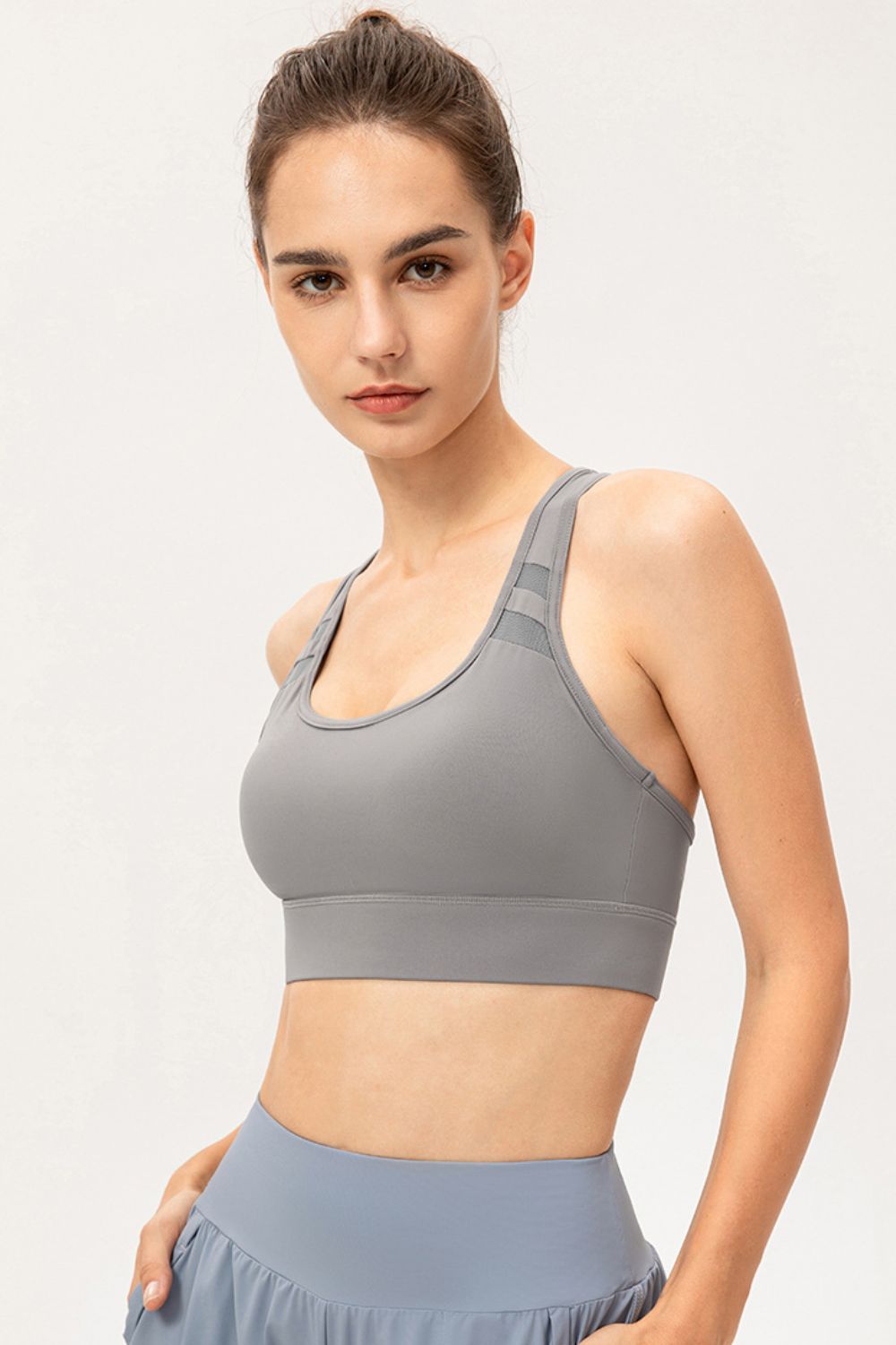 Scoop Neck Long Sports Bra