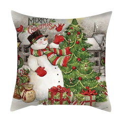 Christmas Series Pillowcase Santa Elk Festival Home Decor Office Sofa Cushion Cover 40*40cm/45*45cm/50*50cm/60*60cmcm