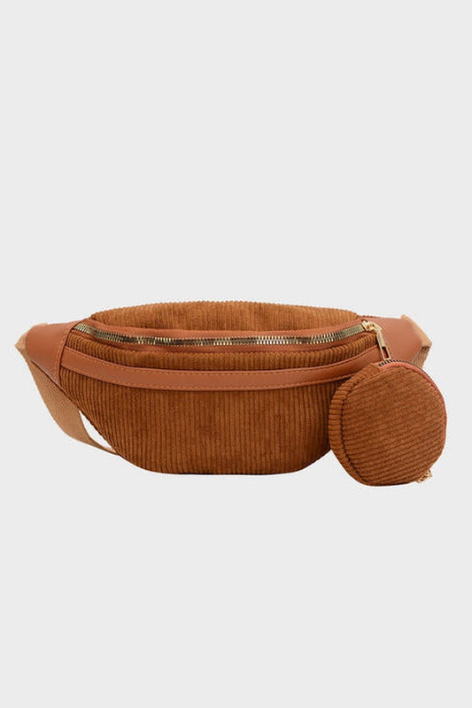 Small Corduroy Sling Bag