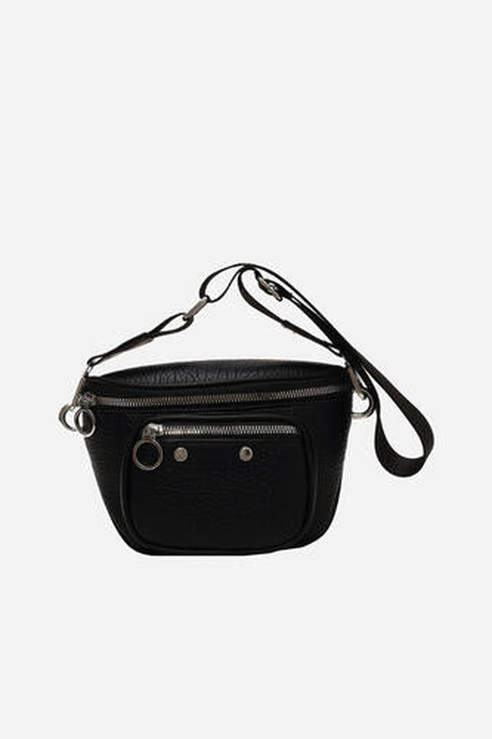 Texture PU Leather Crossbody Bag