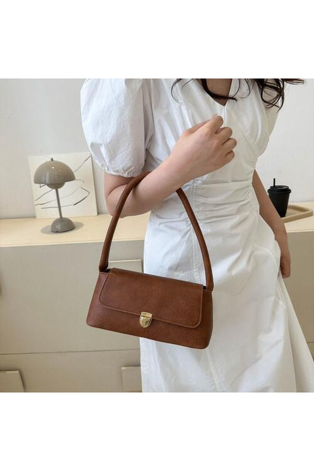 PU Leather Shoulder Bag