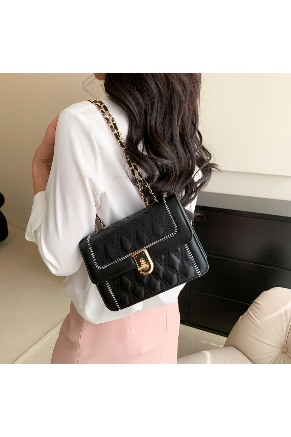 PU Leather Crossbody Bag